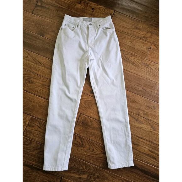 Everlane The Cheeky Jean Women's Size 25 Bone White Boho Nautical Beach Denim - Picture 12 of 13